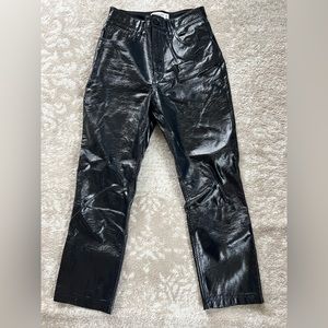 Abercrombie Faux Patent Leather Pants